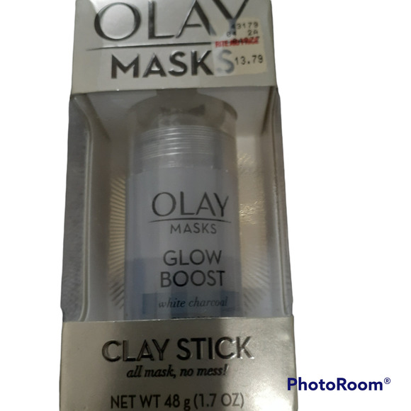 2 Olay Mask Pore Detox Black Charcoal & Glow Boost White charcoal Clay Stick - Picture 4 of 4